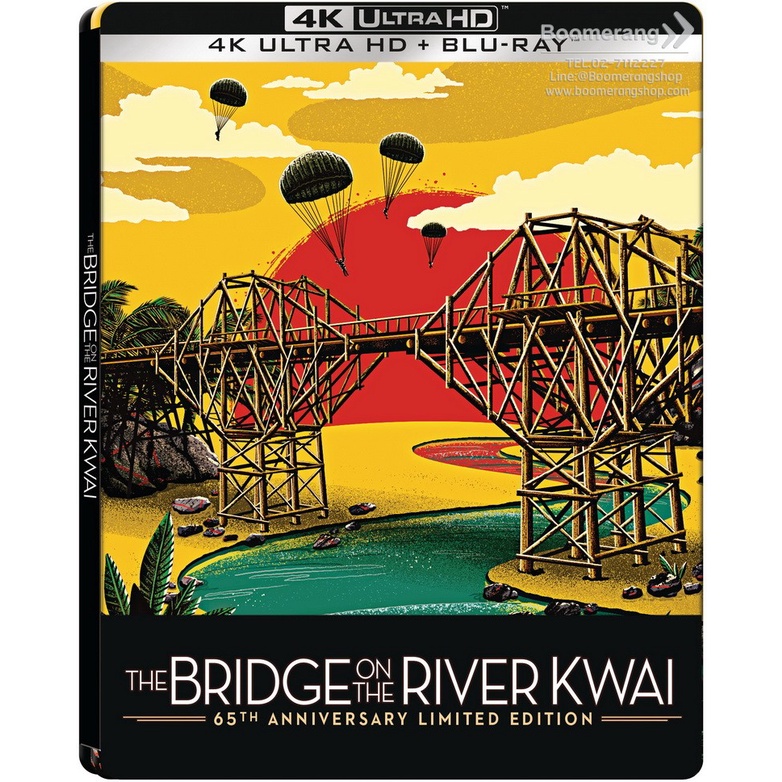 bridge-on-the-river-kwai-65th-anniversary-the-สะพานข้ามแม่น้ำแคว-ฉบับครบรอบ-65-ปี-4k-bd-steelbook-4k-bd-มีซับไทย