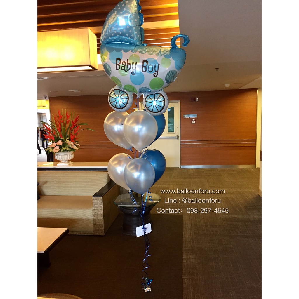 ลูกโป่งรถเข็นเด็ก-baby-buggy-balloons-ขนาด-71-79cm