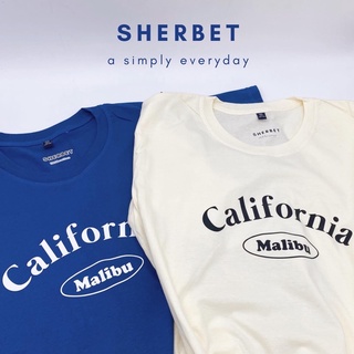 【hot sale】เสื้อยืด california malibu |sherbet.teeshop