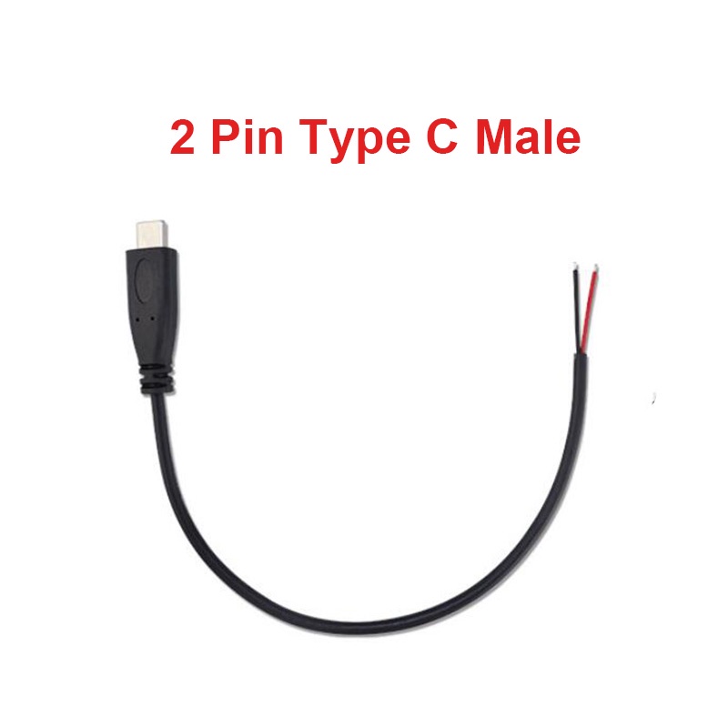 สายเคเบิลต่อขยาย 2pin 4pin USB 2.0 Type C ตัวผู้ ตัวเมีย ปลั๊กเชื่อม ...