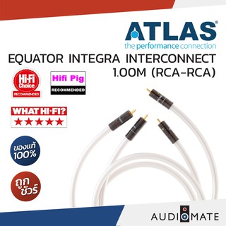 ATLAS EQUATOR INTEGRA INTERCONNECT CABLE 1.0 M (RCA-RCA) / รับประกันคุณภาพ โดย บริษัท Hifi Tower / AUDIOMATE