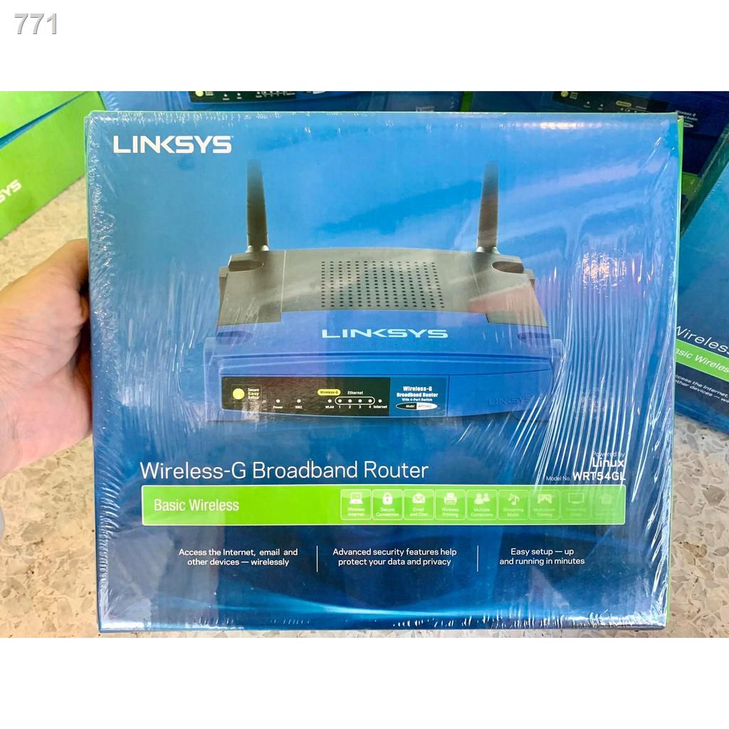 ♈Router LINKSYS (WRT54GL) Wireless G54 Shopee Thailand