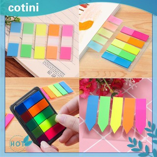 COTINI โพสอิท กระดาษโน้ตมีกาว 100 ชิ้น