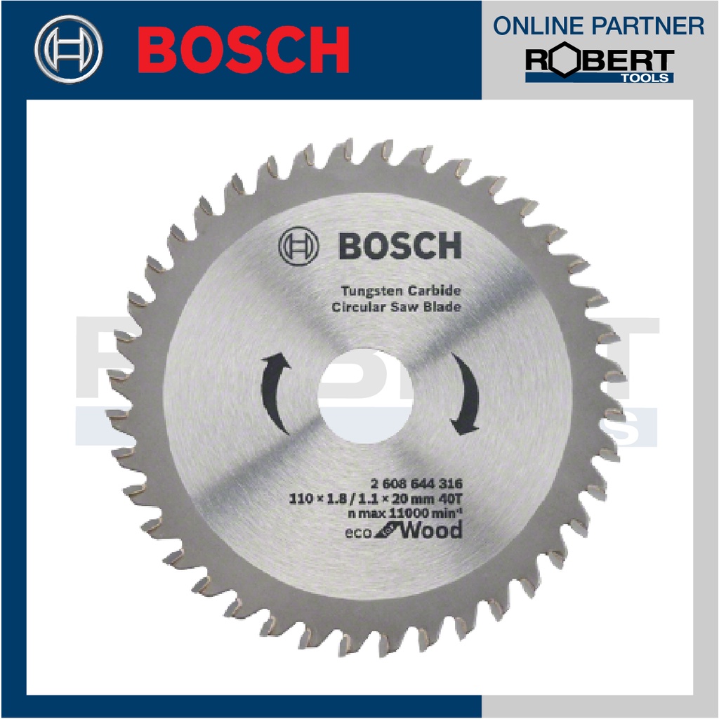 bosch-รุ่น-2608644316-ใบเลื่อยวงเดือน-สำหรับตัดไม้-eco-4-นิ้ว-40-ฟัน