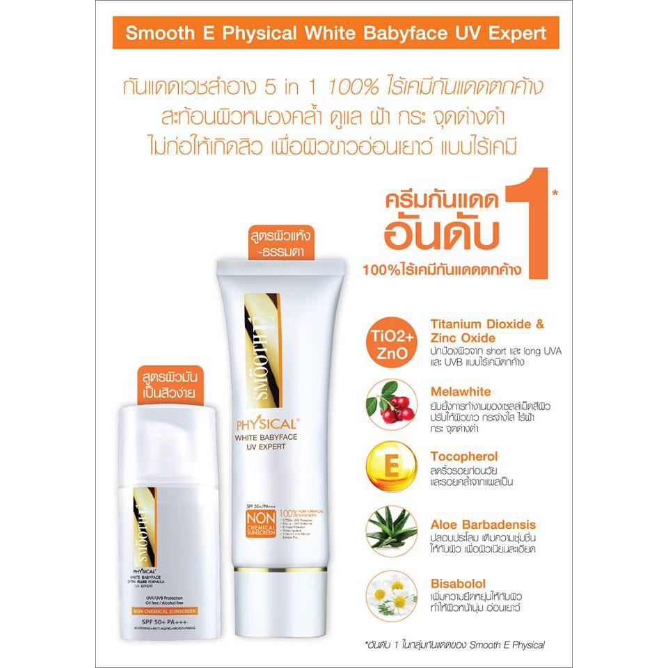 ac-smooth-e-physical-sunscreen-สีขาว-spf50-pa-15กรัม-1หลอด-ครีมกันแดด-สำหรับผิวแห้ง