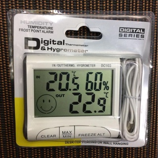 Digital Humidity Meter DC103 เครื่องวัดความชื้นอากาศ วัดอุณหภูมิ ความชื้น ห้อง นอน วัดความชื้นสัมพัทธ์ ความชื้นสมบูรณ์