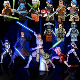 ของเล่นตัวต่อฟิกเกอร์ Starwars The Last Jedi Master The Clone Wars Ahsoka Tano ขนาดเล็ก สําหรับเด็ก