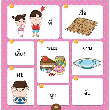 คำภาษาไทยควรอ่านได้-ระดับอนุบาล