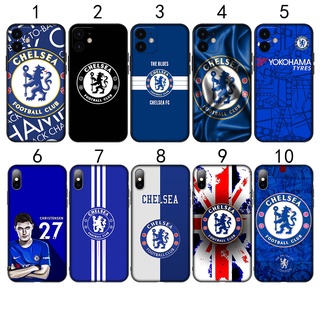 เคสซิลิโคนนิ่ม ลายสโมสรฟุตบอล Chelsea EG29 สําหรับ Apple iPhone 11 XS Max X XR SE 2020