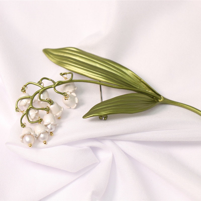 เครื่องประดับ-เข็มกลัด-รูปดอกไม้-lily-of-the-valley-หรูหรา-สําหรับผู้หญิง-เพื่อนเจ้าสาว