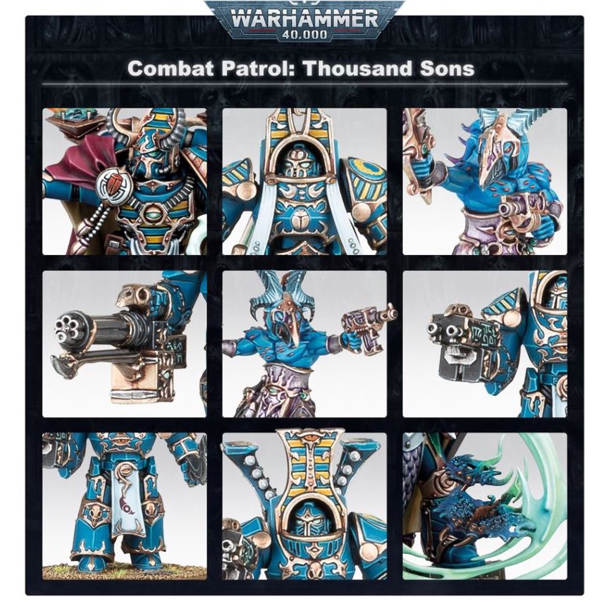 WARHAMMER 40K COMBAT PATROL THOUSAND SONS พร้อมส่ง ส่งฟรี Add On Paint ...