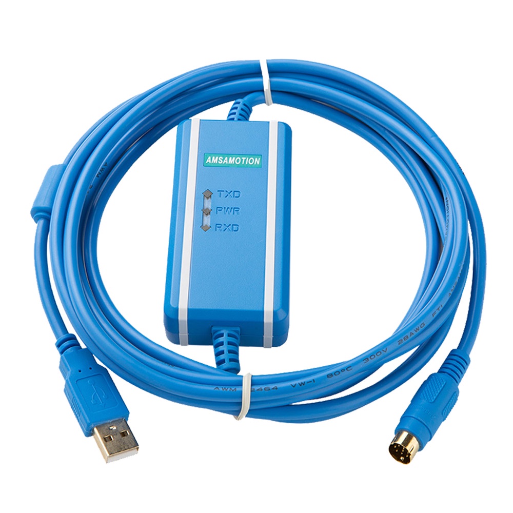 Yth Amsalmotion FX-USB-AW เหมาะสําหรับ Mitsubishi FX3U 3G 1N 2N 1S ...