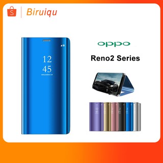 【เคสโทรศัพท์มือถือแบบพลิกตั้งได้สําหรับ Oppo Reno 2 Reno 2 F Reno 2f