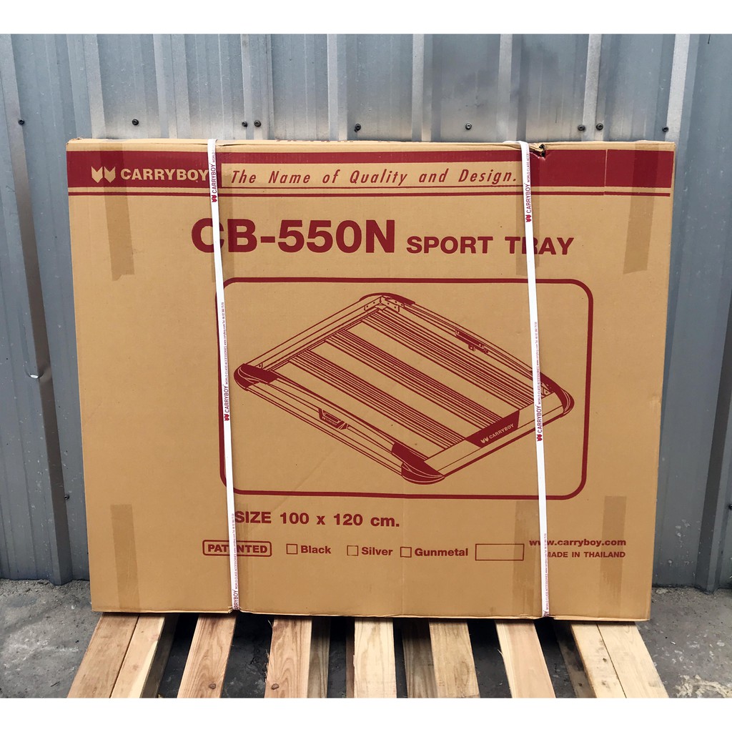 แร็คหลังคา-carryboy-cb550n-01-สีดำ-ขาว-แลคหลังคา-แรคหลังคา-rack-หลังคา-แร็ค-แลค-แครี่บอย-mg-zs-gs-x-trail-yaris