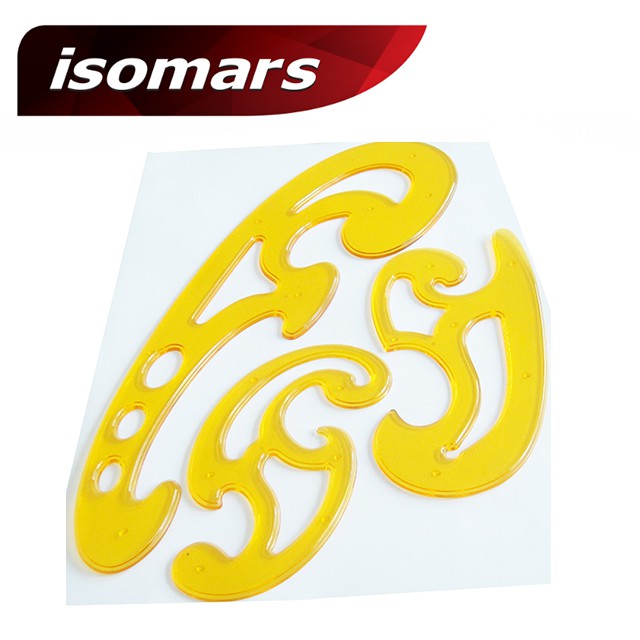 isomars-ชุดแม่แบบโค้ง-3-ชิ้น-french-curve-set-of-3-1-ชุด