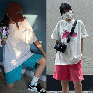 📍สินค้าเข้าใหม่ เซต2ชิ้น 🌸กางเกงขาสั้น+เสื้อยืดคอกลม สไตล์สปอร์ต สวมใส่สบาย แฟชั่นสบายๆสไตล์เกาหลี🌈 K644