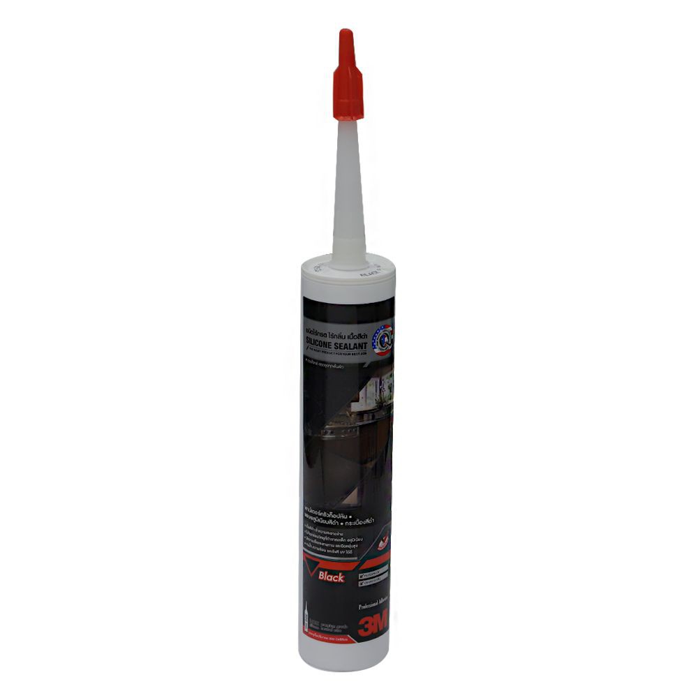 3M 300ML BLACK NON ACETIC SILICONE ซิลิโคนชนิดไร้กรด 3M 300 มล. สีดำ ...