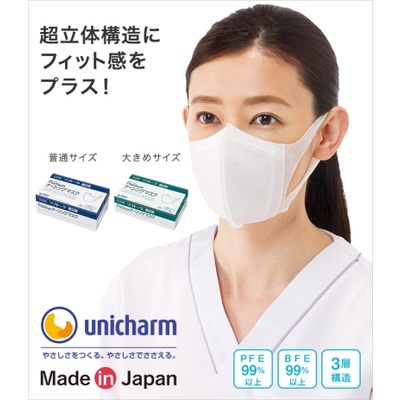 หน้ากากกันฝุ่น-pm2-5-unicharm-3d-mask-ของแท้-ราคามิตรภาพ-พร้อมส่ง