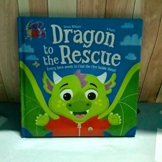 หนังสือปกแข็ง Dragon to the Rescue มือสอง