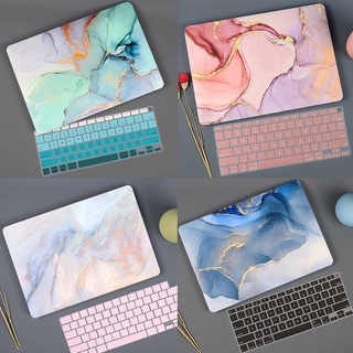 ✤♤เคสแล็ปท็อป ลายหินอ่อน  สําหรับ MacBook Air M1 M2 Pro 13 นิ้ว A2681 A2338 A2337 A2179 A2289