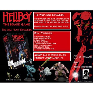 🔥มีของพร้อมส่ง🔥 Hellboy The Board Game The Wild Hunt Expansion Mantic
