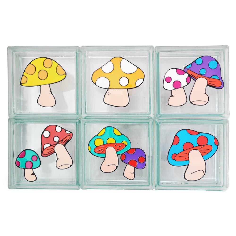 บล็อกแก้ว-อิฐแก้ว-19x19x8-ซม-ชุดเห็ดโคน-ขาว-บล็อกแก้ว-วัสดุปูพื้น-ผนัง-glass-block-changkaew-mushroom-set-19x19x8cm-whi