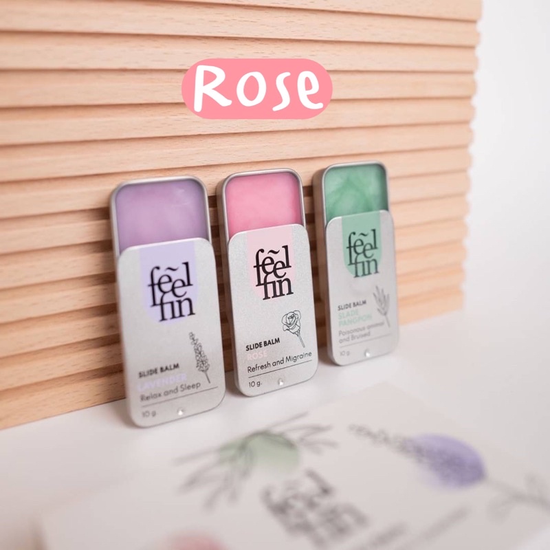 aroroma-slide-balm-อโรม่า-บาล์ม-หม่อง-ดม-rose-กลิ่นกุหลาบ-feel-fin-ช่วยเรื่องไมเกรน-ใช้ดม-ใช้ทา-ทาก็feel-ดมก็fin