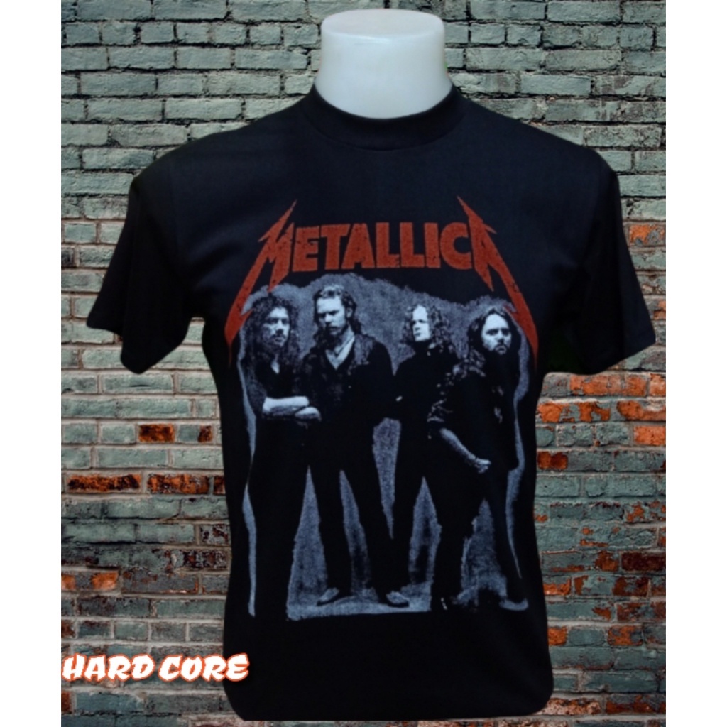 เสื้อวง-metallica-วงร็อคในตำนาน-ไม่มีตะเข็บข้าง-คอฟิต-ป้ายus-เสื้อผู้ชาย-เสื้อทัวร์-วงดนตรีร็อคต่างประเทศ