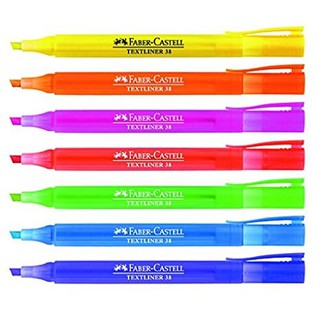 สินค้า ปากกาเน้นข้อความ Faber Castell Textliner38 มี 7 สี