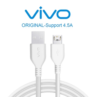 สายชาร์จ VIVO VOOC X20 X21 X9 X9Plus FAST Charger ใช้ได้ทุกรุ่น หัว USB Micro ยาว 1 เมตร สายหนาไม่หักง่าย