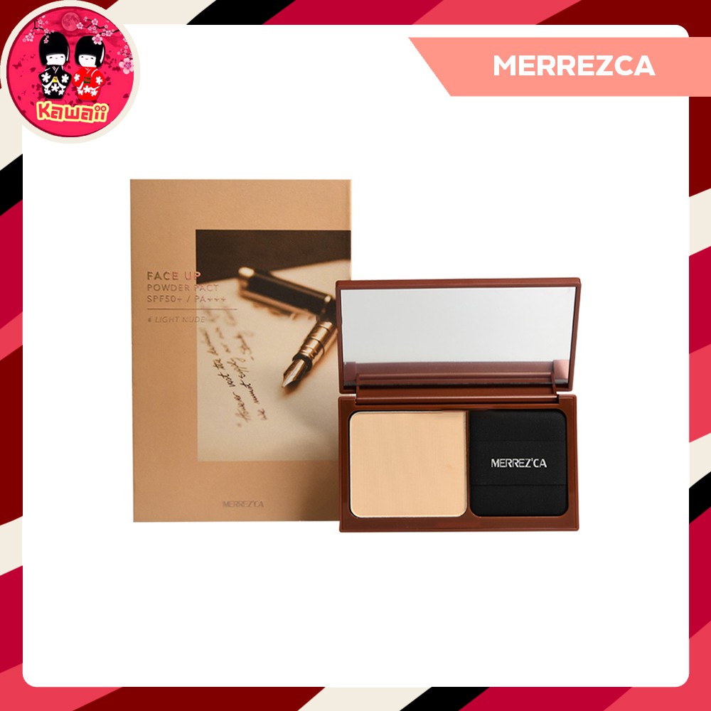 merrezca-face-up-powder-pact-spf50-pa-เมอเรซก้า-เฟซ-อัพ-พาวเดอร์-แพค-แป้ง-ตลับ-กันน้ำและปกปิด