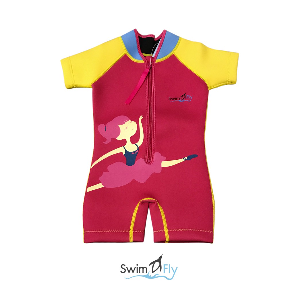 ภาพหน้าปกสินค้าชุดว่ายน้ำกันหนาว, ชุดว่ายน้ำรักษาอุณหภูมิ Wetsuits Ballet (Girl) SwimFly