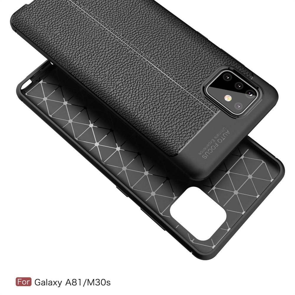 samsung-galaxy-note-10-lite-a81-m60s-casing-soft-tpu-case-litchi-texture-shockproof-silicone-back-cover