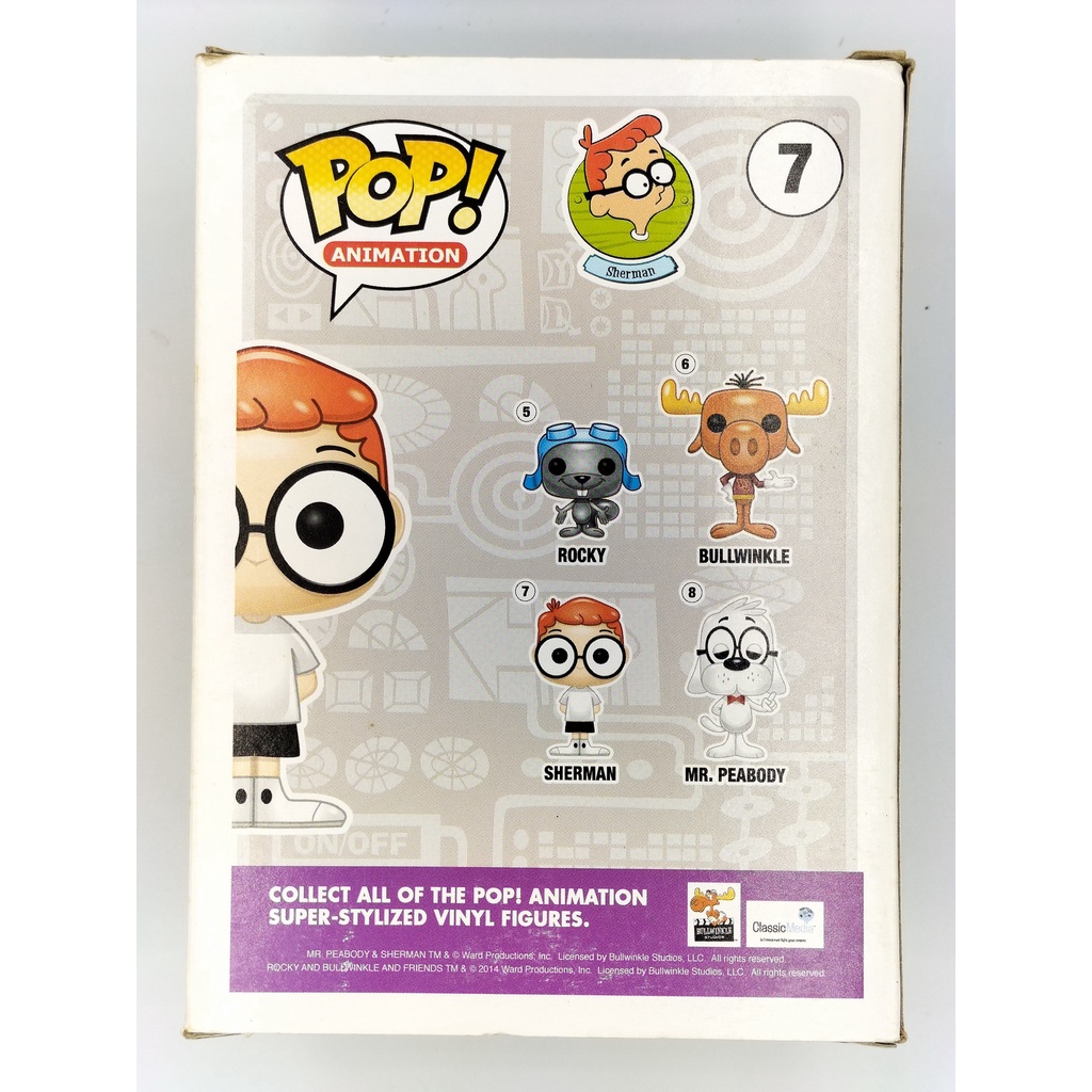 funko-pop-mr-peabody-amp-sherman-sherman-7-กล่องมีตำหนิ