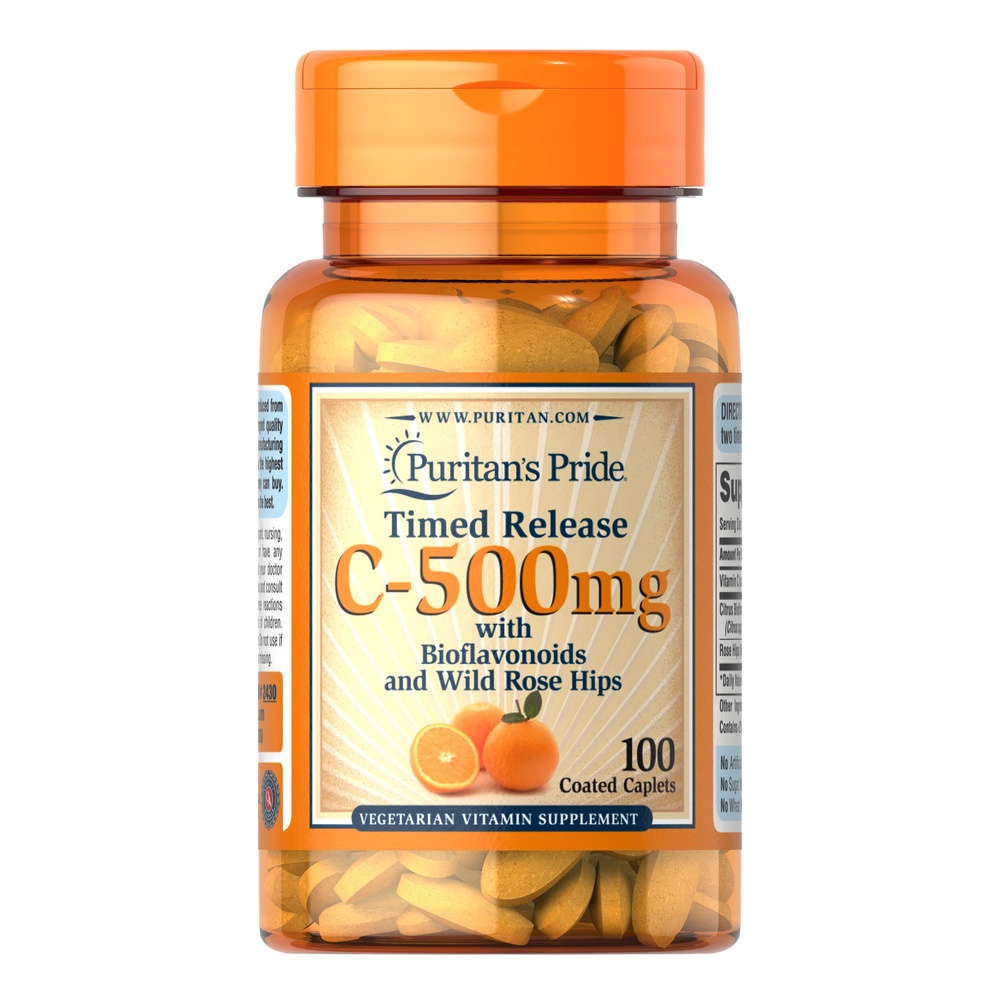 ภาพหน้าปกสินค้าPuritan C-500 mg.  WITH ROSE HIPS 100 gเม็ด วิตามินซีชนิดสลายตัวช้า จากร้าน japbar บน Shopee