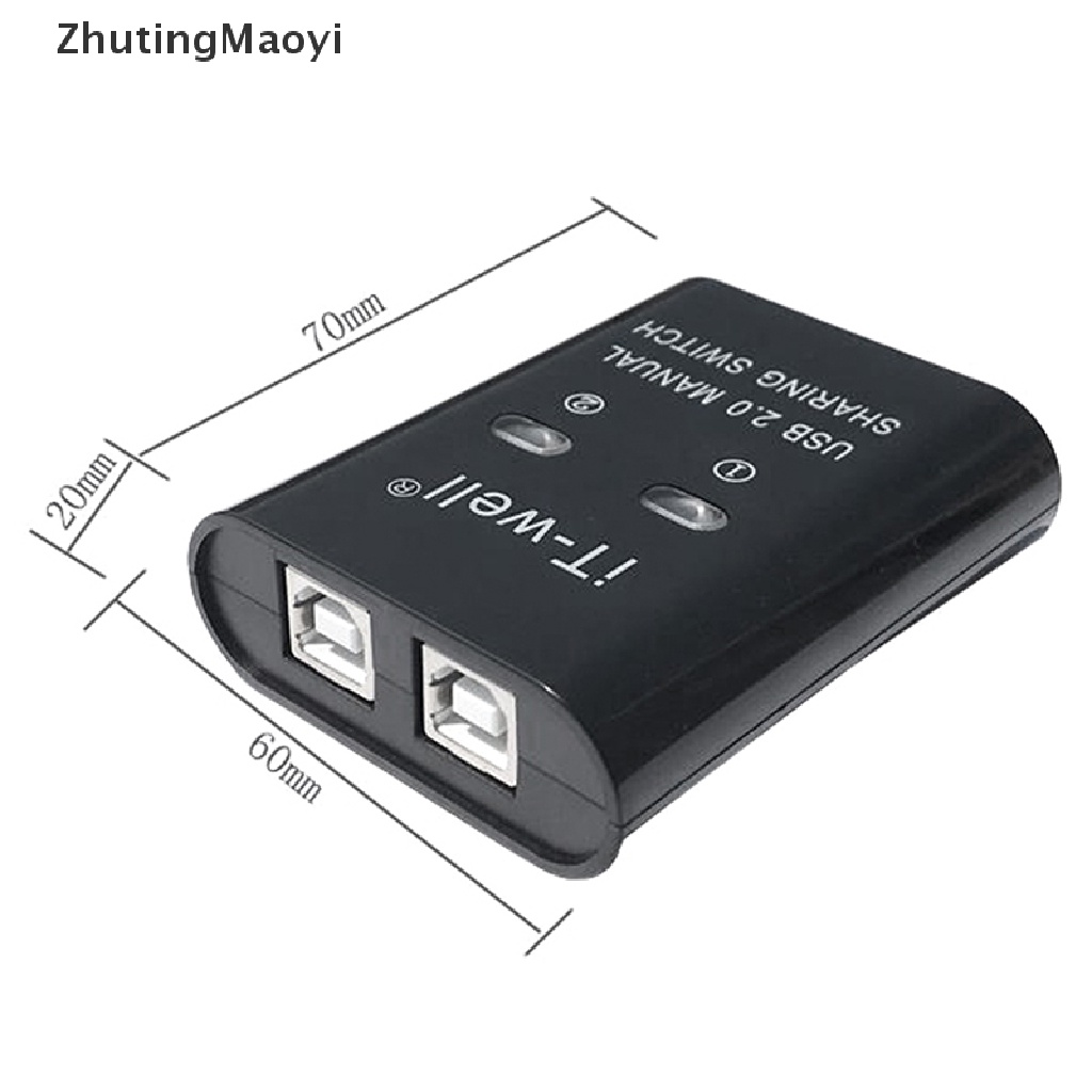 zhutingmaoyi-ฮับแปลงแยก-usb-2-พอร์ต-สําหรับเครื่องพิมพ์-kvm