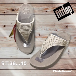 ภาพขนาดย่อของสินค้ารองเท้า Fitflop รุ่นเพชร สำหรับผู้หญิง นิ่ม เบาใส่สบาย เป็นรองเท้าเพื่อสุขภาพ ราคาถูก พร้อมส่งทุกคู่