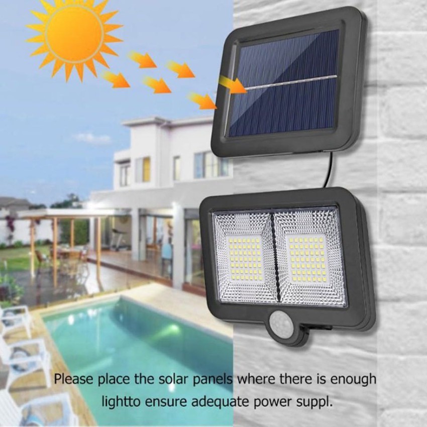 ไฟสปอร์ตไลท์-solar-sensor-56led-98led-โคมไฟled-โคมไฟโซล่าเซลล์-ไฟถนน-led-ทำงานโดยตรวจจับความเคลื่อนไหว-สินค้าของแท้100