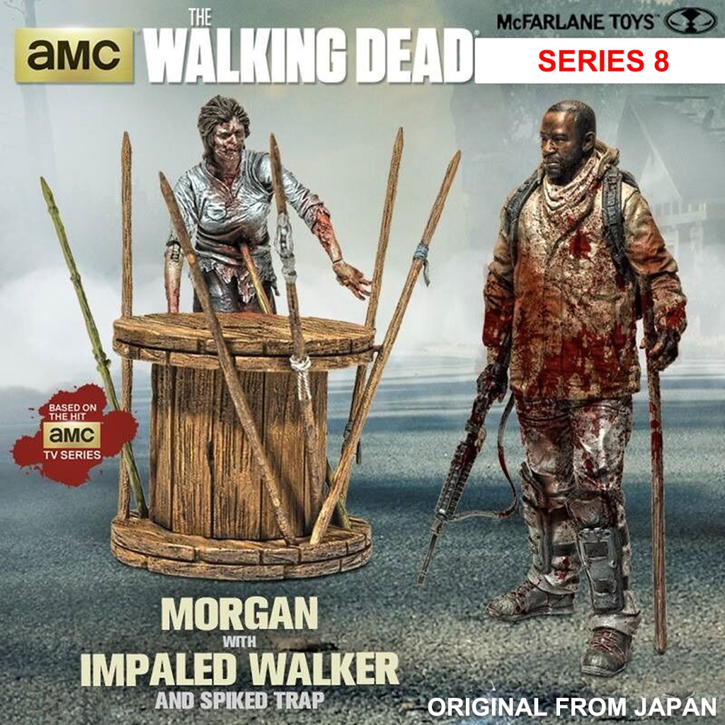 McFarlane The Walking Dead TV - Morgan Avec Walker Empalé - Boîte Deluxe 5 Pouces Neuve