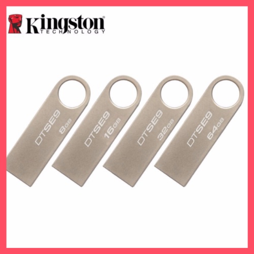 ภาพหน้าปกสินค้าOriginal Kingston USB Data Traveler 8GB - 256GB Metal Waterproof USB 2.0 Flash Drive จากร้าน powershop32 บน Shopee