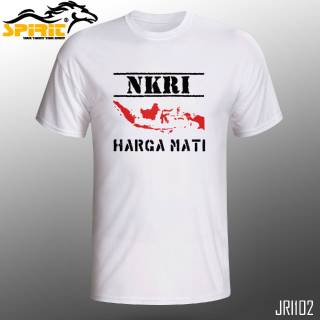 เสื้อยืด พิมพ์ลาย NKRI Dead Price สไตล์อินโดนีเซีย สําหรับผู้ชายสามารถปรับแต่งได้