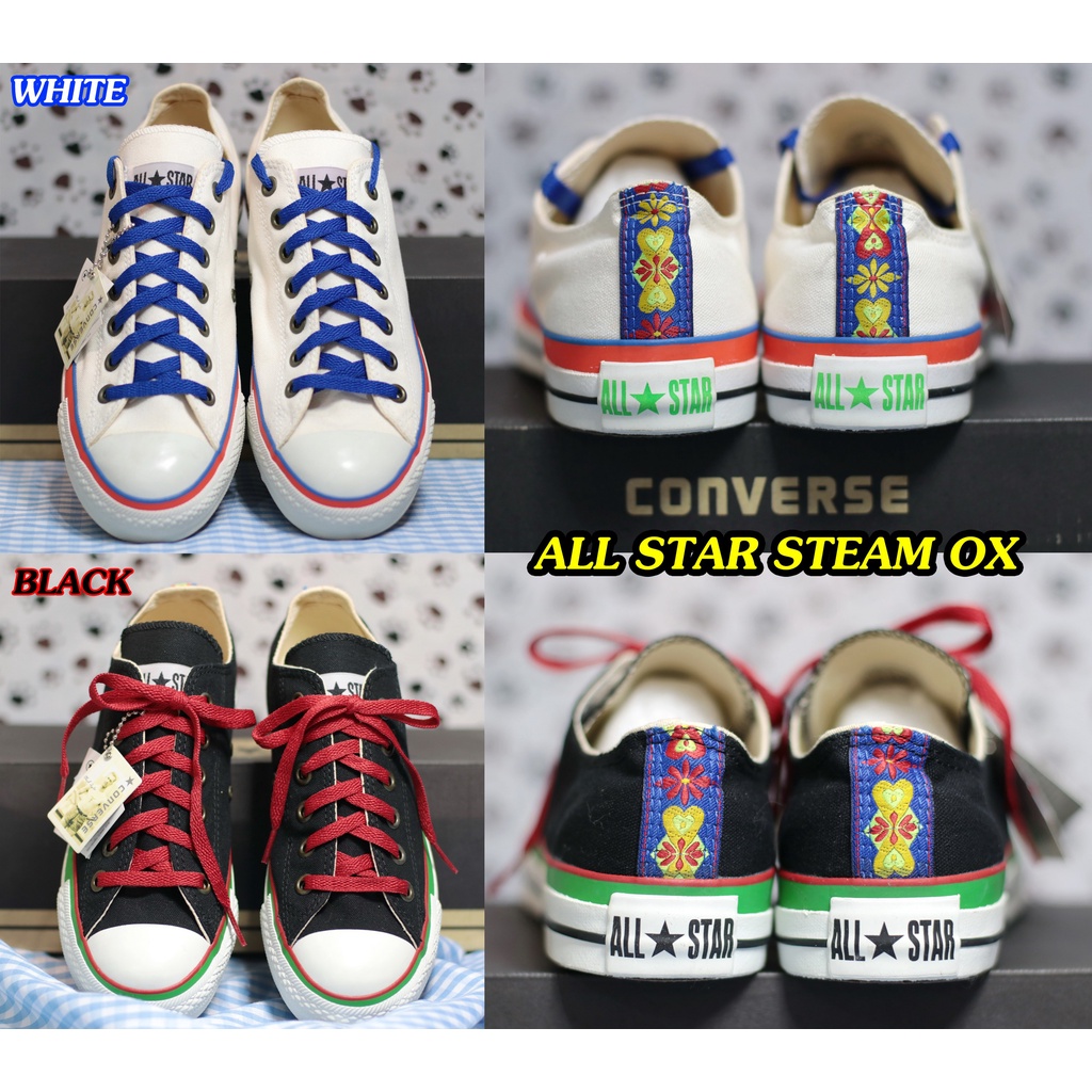 converse-รุ่น-all-star-steam-ox-white-black-รองเท้าผ้าใบ-สีขาว-สีดำ-สินค้ามือ1-ลิขสิทธิ์ของแท้100-มีของ-พร้อมส่ง