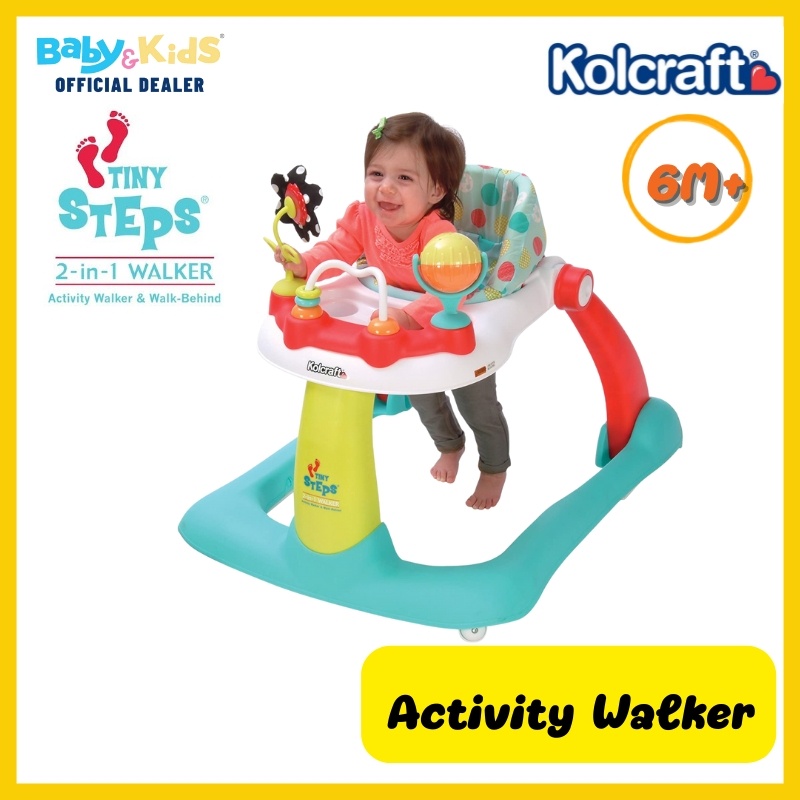 ใหม่-kolcraft-รถหัดเดิน-tiny-steps-2-in-1-activity-walker-รถขาไถ-รถพลักเดิน