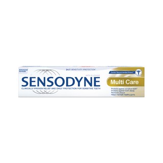 [ส่งฟรี] SENSODYNE MULTICARE 160G เซ็นโซดายน์ ยาสีฟัน สูตร มัลติแคร์ ช่วยลดอาการเสียวฟัน ช่วยให้ฟันแข็งแรงและป้องกันฟันผุ 160 กรัม