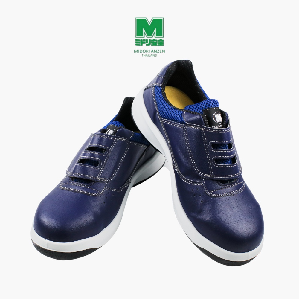 ภาพสินค้าMidori Anzen รองเท้าเซฟตี้ สไตล์สนีคเกอร์ รุ่น AG3595 สีน้ำเงิน / Midori Anzen Safety Sneaker AG3595 NAVY จากร้าน midorianzenth บน Shopee ภาพที่ 4