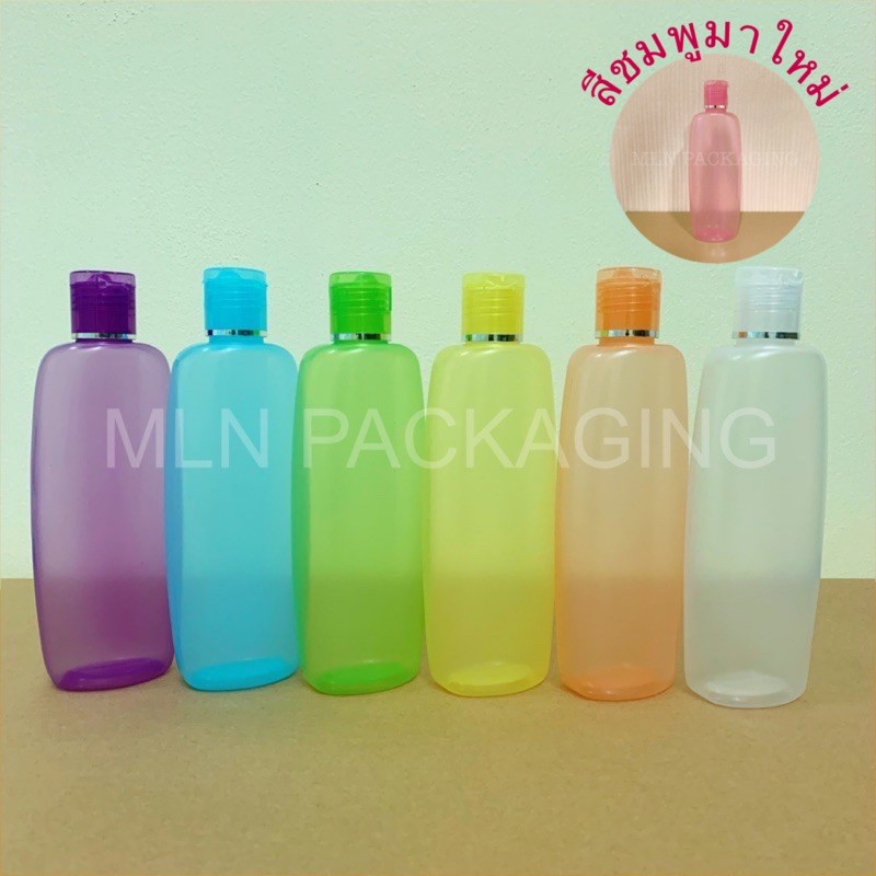 ภาพหน้าปกสินค้าขวดเปล่าใส่แชมพู/ครีมต่างๆ 240ml. จากร้าน mlnpackaging_ บน Shopee