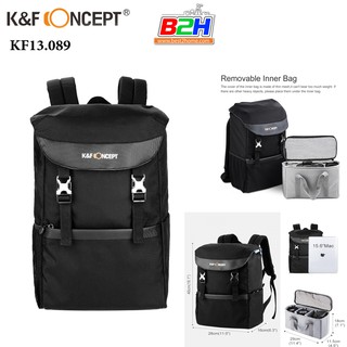K&amp;F Concept 13.089 DSLR Camera Backpack Freeman Series กระเป๋าสะพายสำหรับกล้องกันน้ำ
