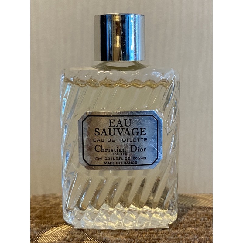Eau Sauvage Dior (1966) Eau de Toilette 10 ml vintage Miniature Perfume  France Unboxed & Extreamly Rare.