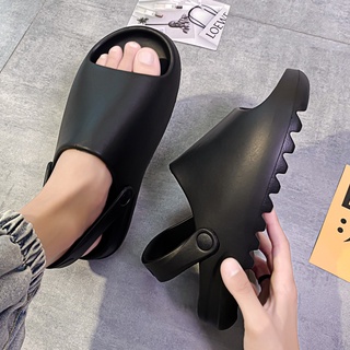 สินค้า มาใหม่ Yeezy รองเท้าแตะ พิมพ์ลายสไลด์ สําหรับผู้ชาย eu39-46