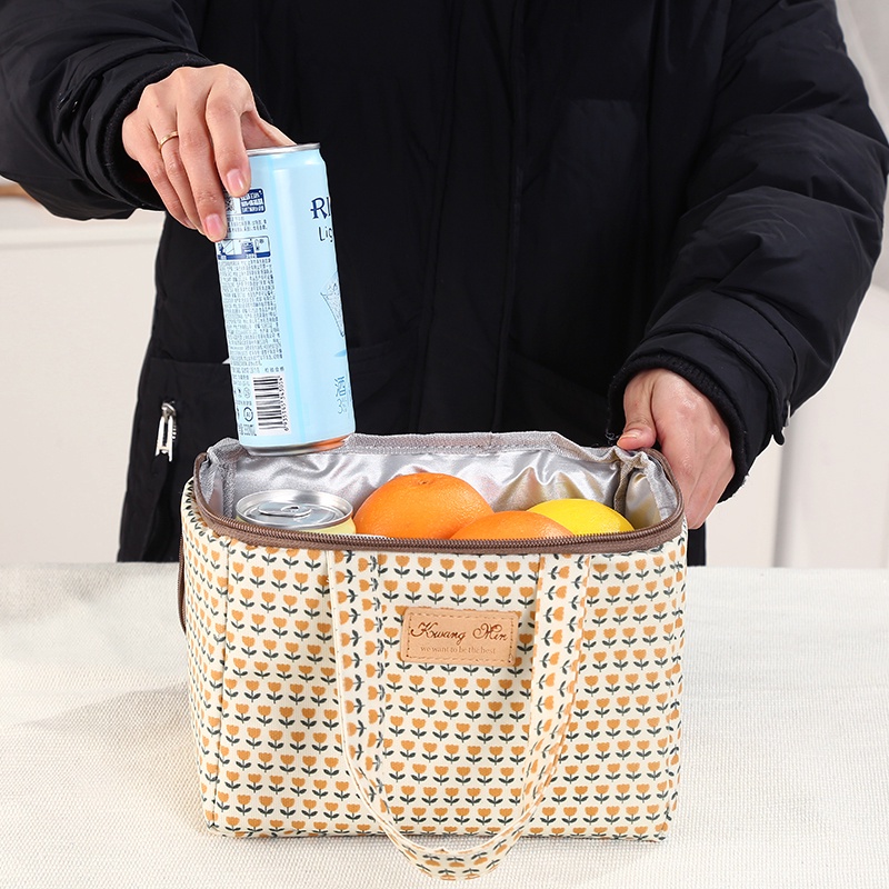กระเป๋าปิกนิก-เก็บความเย็นอาหาร-เก็บความร้อน-แบบพกพา-สําหรับตั้งแคมป์